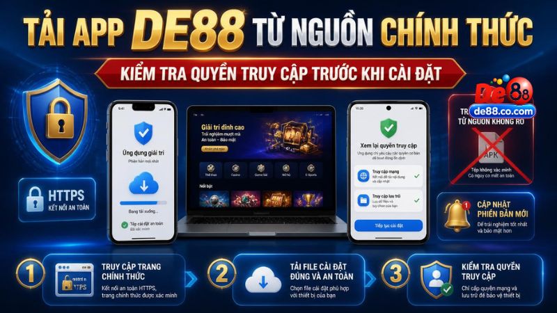 Trang chủ Tải app DE88 trên thiết bị di động
