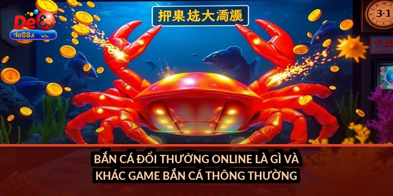 Bắn cá đổi thưởng online là gì và khác game bắn cá thông thường thế nào