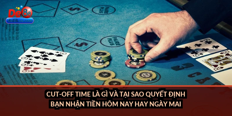 Cut-off time là gì và tại sao quyết định bạn nhận tiền hôm nay hay ngày mai