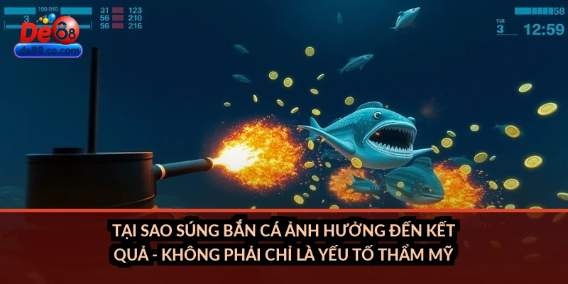 Tại sao súng bắn cá ảnh hưởng đến kết quả - không phải chỉ là yếu tố thẩm mỹ
