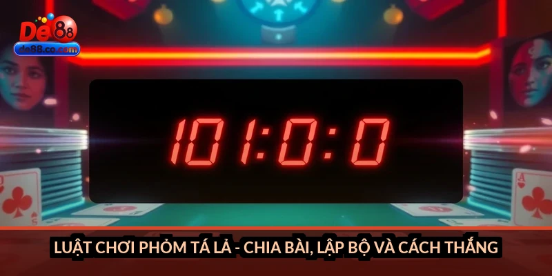 Luật chơi phỏm tá lả - chia bài, lập bộ và cách thắng