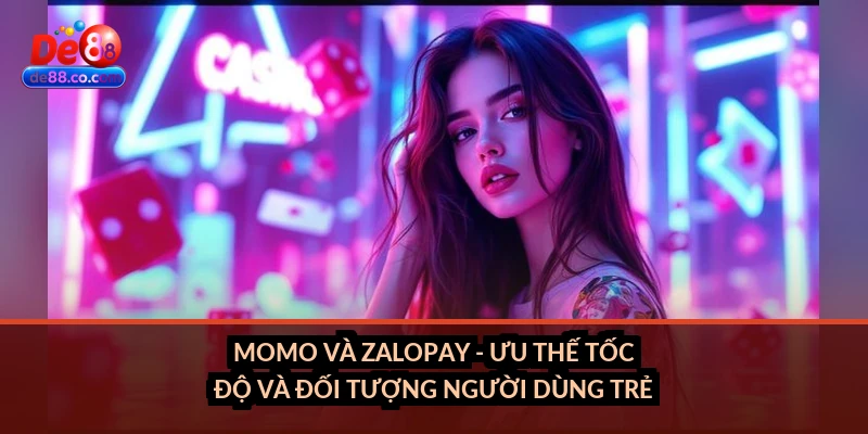 MoMo và ZaloPay - ưu thế tốc độ và đối tượng người dùng trẻ