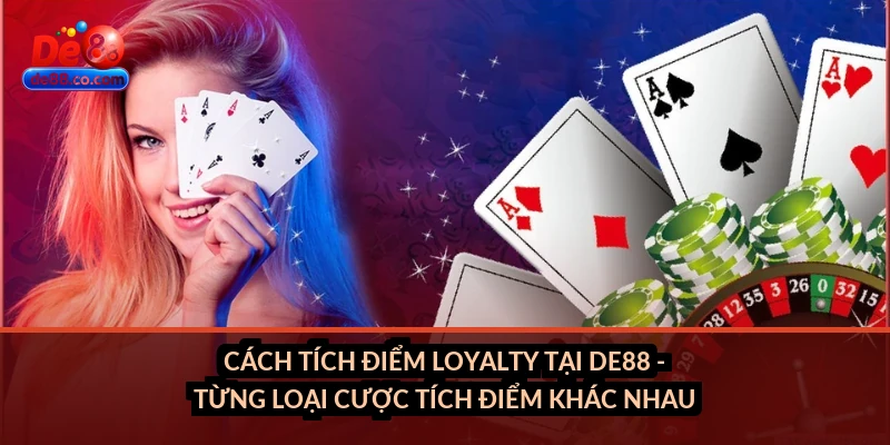 Cách tích điểm loyalty tại DE88 - từng loại cược tích điểm khác nhau thế nào