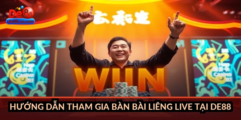 Hướng dẫn tham gia bàn bài liêng live tại DE88